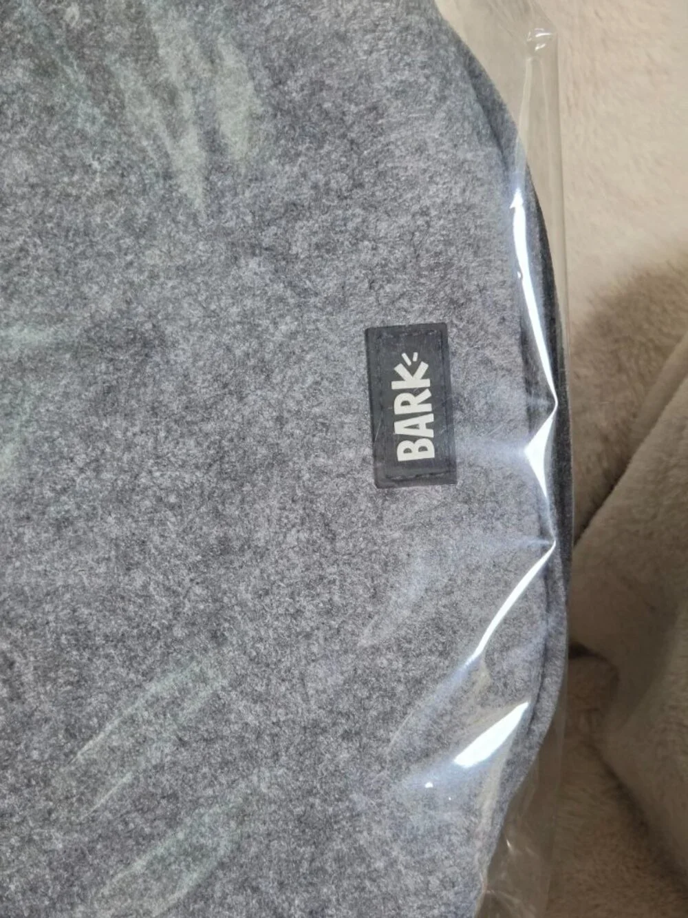 NEW Gray Bark Bag Storage Bin Dog Toys Gray Pet Supplies Container 12x13